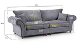 Windsor Fullback Sofa 4 Seater